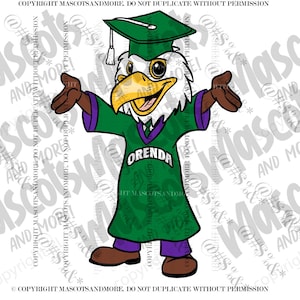 Eagle Grad Mascot in Vector, Jpeg, png, pdf, eps, svg