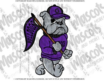Bulldog mascot in vector, svg, eps, jpeg, pdf, png