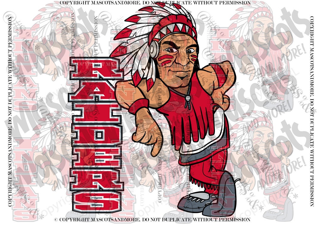 Indian Mascot in Vector, Svg, Eps, Png, Pdf, Jpeg - Etsy