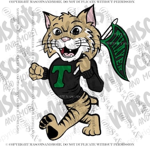 Mascotte de lynx roux en vecteur, png, pdf, eps, svg