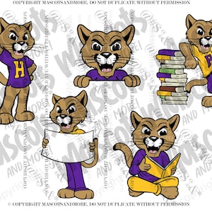 Cougar Mascot in Vector, Jpeg, png, pdf, eps, svg