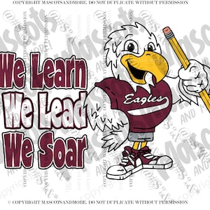 Adler Maskottchen mit eps, pdf, SVG Dateien zusammen mit png
