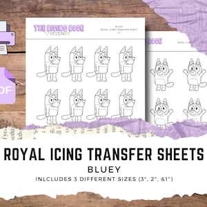 ブルーイ ロイヤル アイシング 転写シート