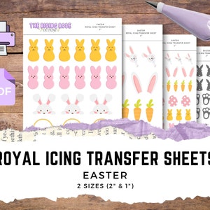 Royal Icing-transfervellen voor Pasen