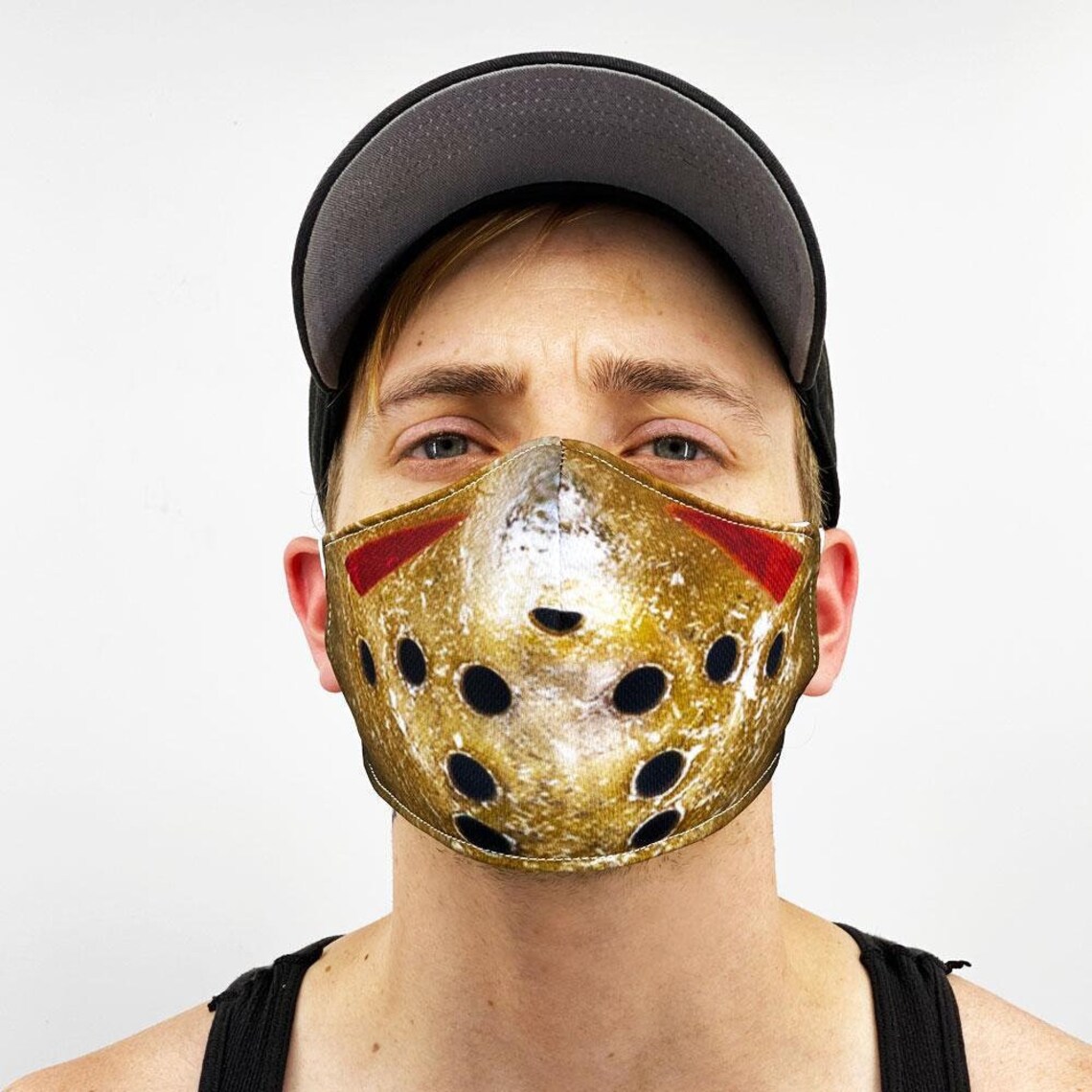 Jason Face Mask Friday The 13th Scary Horror Slasher Mask Etsy