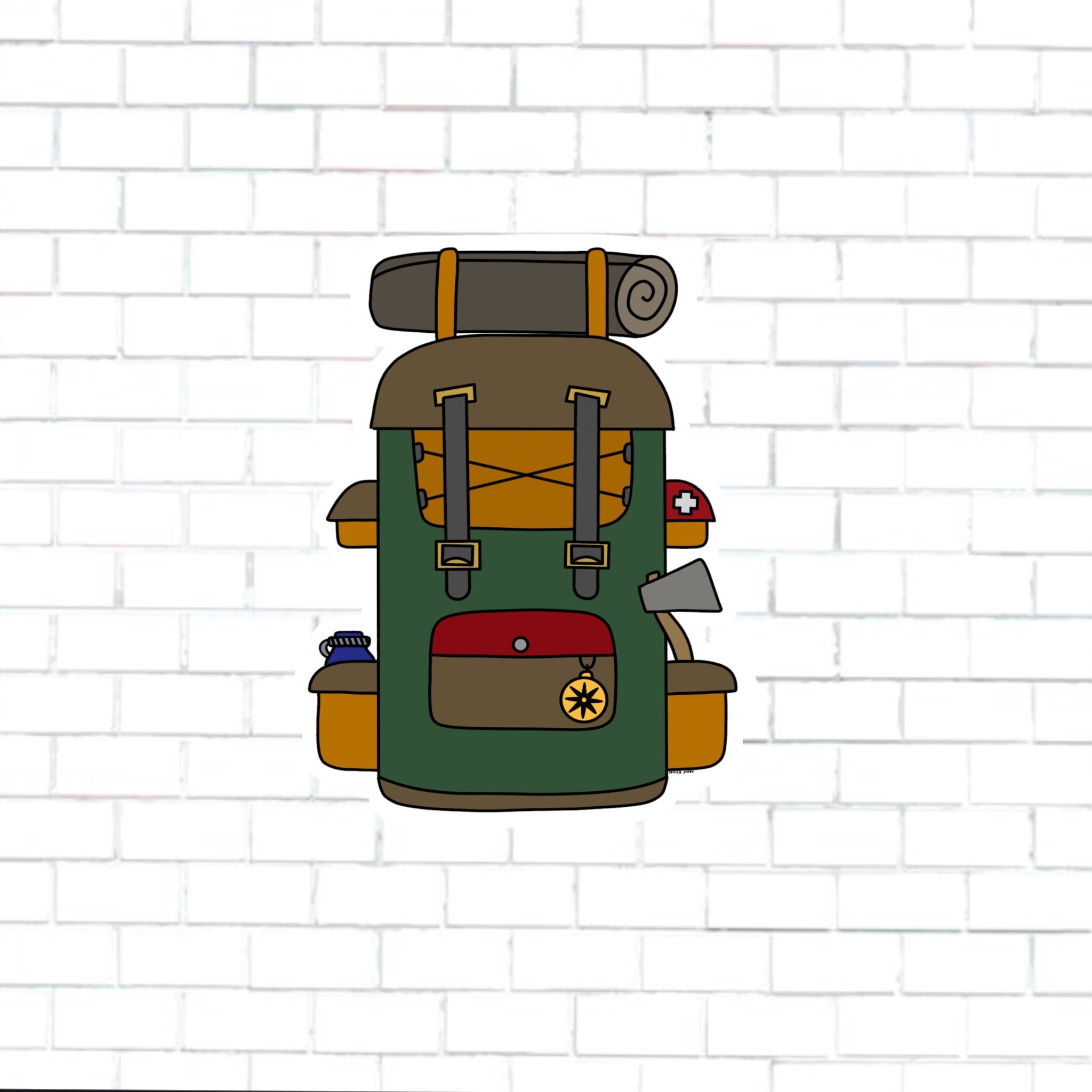 Backpack sticker vinyl sticker laptop sticker hydroflask Etsy