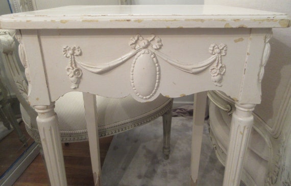 Rachel Ashwell Shabby Chic Couture French Barbola Side Table - Etsy