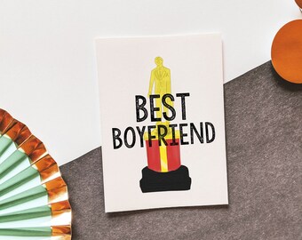 Best Boyfriend - Dundie Award - The Office - Valentine's Day - Greeting Card - Anniversary - Love Card