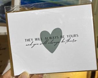 DIGITAL - They Will Always Be Yours - Pregnancy Loss - Mother's Day - Mom Card - Baby Loss - Miscarriage - Stillbirth - Sympathy Card