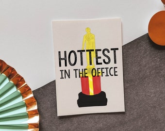 Druckbare - heißeste im Büro - Dundie Award - das Büro - Grußkarte