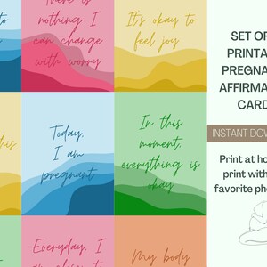 Pregnancy after Loss Affirmations Digital Download Pregnancy Affirmations Miscarriage Affirmations Pregnancy Loss image 2