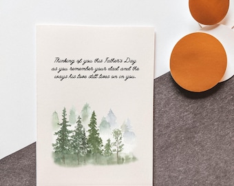 Dad Lives On - Dad Card - Sympathy - For Those Who Have Lost Their Dad - Father's Day Without Dad