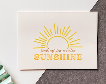 AFDRUKBAAR - ik stuur je een Little Sunshine Card - Sympathy Card - Sentimental Card - doodgeboorte - miskraam - aanmoedigingskaart