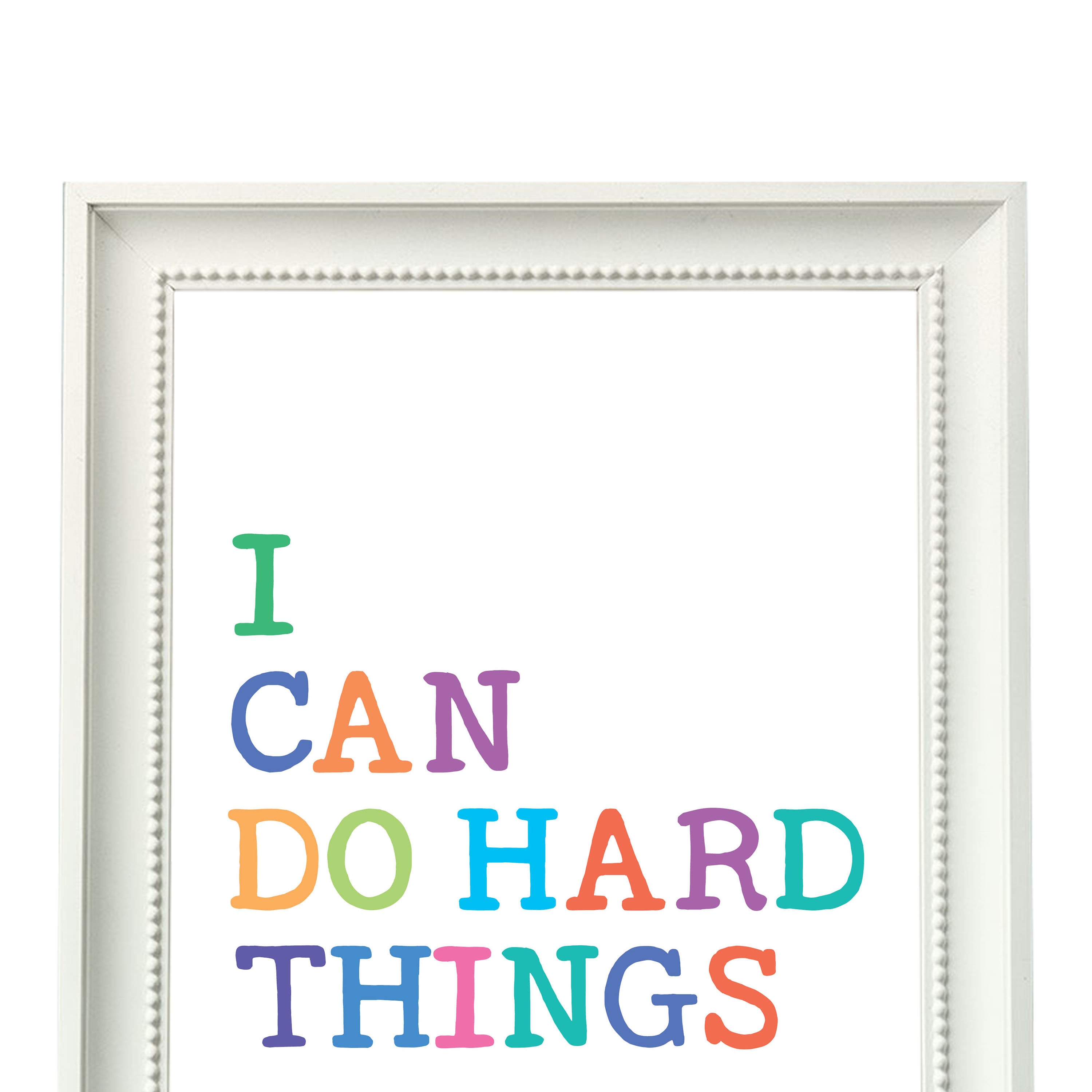 PRINTABLE I Can Do Hard Things Kids Room Art Nursery - Etsy