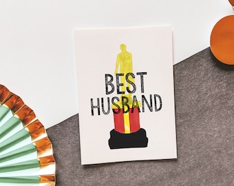 Bester Ehemann - Dundie Award - Das Büro - Valentinstag - Grußkarte - Jahrestag - Liebeskarte