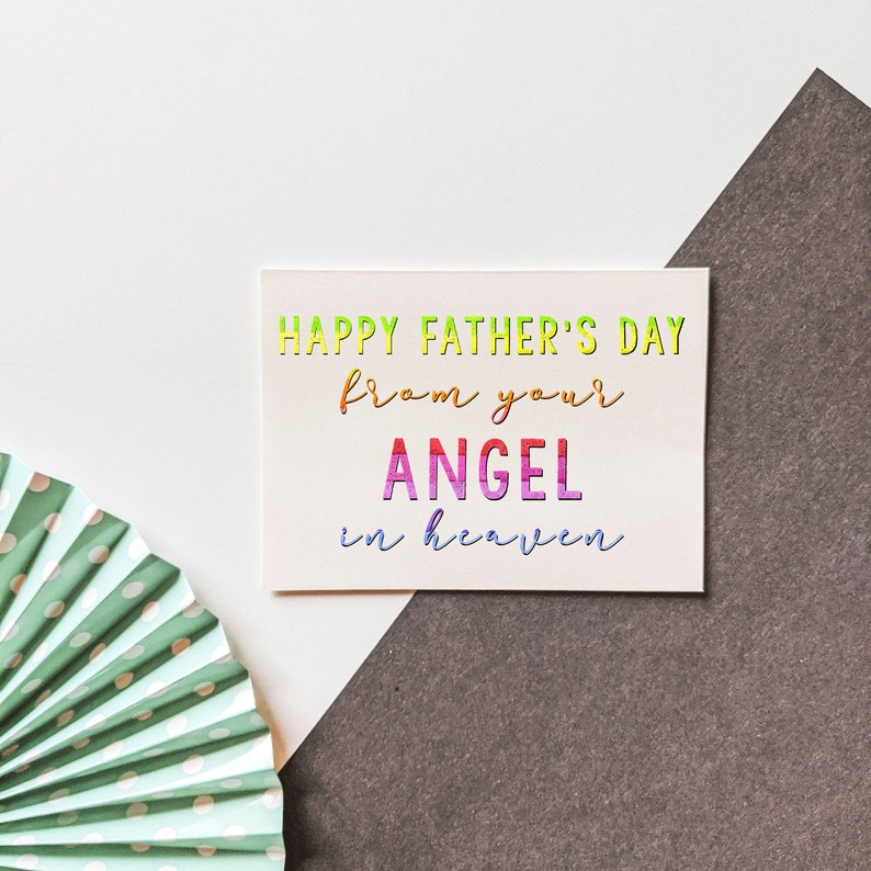 Father's Day - Dad Card - Angel in Heaven - Baby Loss - Miscarriage ...