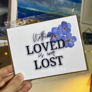 Tarjeta del Día de la Madre para mamás perdidas - Tarjeta de mamá sentimental - Recuerdo de la pérdida del bebé - Nacimiento muerto - Tarjeta de condolencia - Tarjeta de aborto espontáneo para mamá