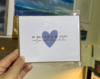 DIGITAL - He Will Always Be Yours - Pregnancy Loss - Mother's Day - Mom Card - Baby Loss - Miscarriage - Stillbirth - Sympathy Card