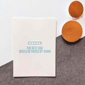 5 étoiles Meilleur papa - Fête des pères - carte pour papa, anniversaire de papa, je t'aime papa, carte de fête des pères, beau-père