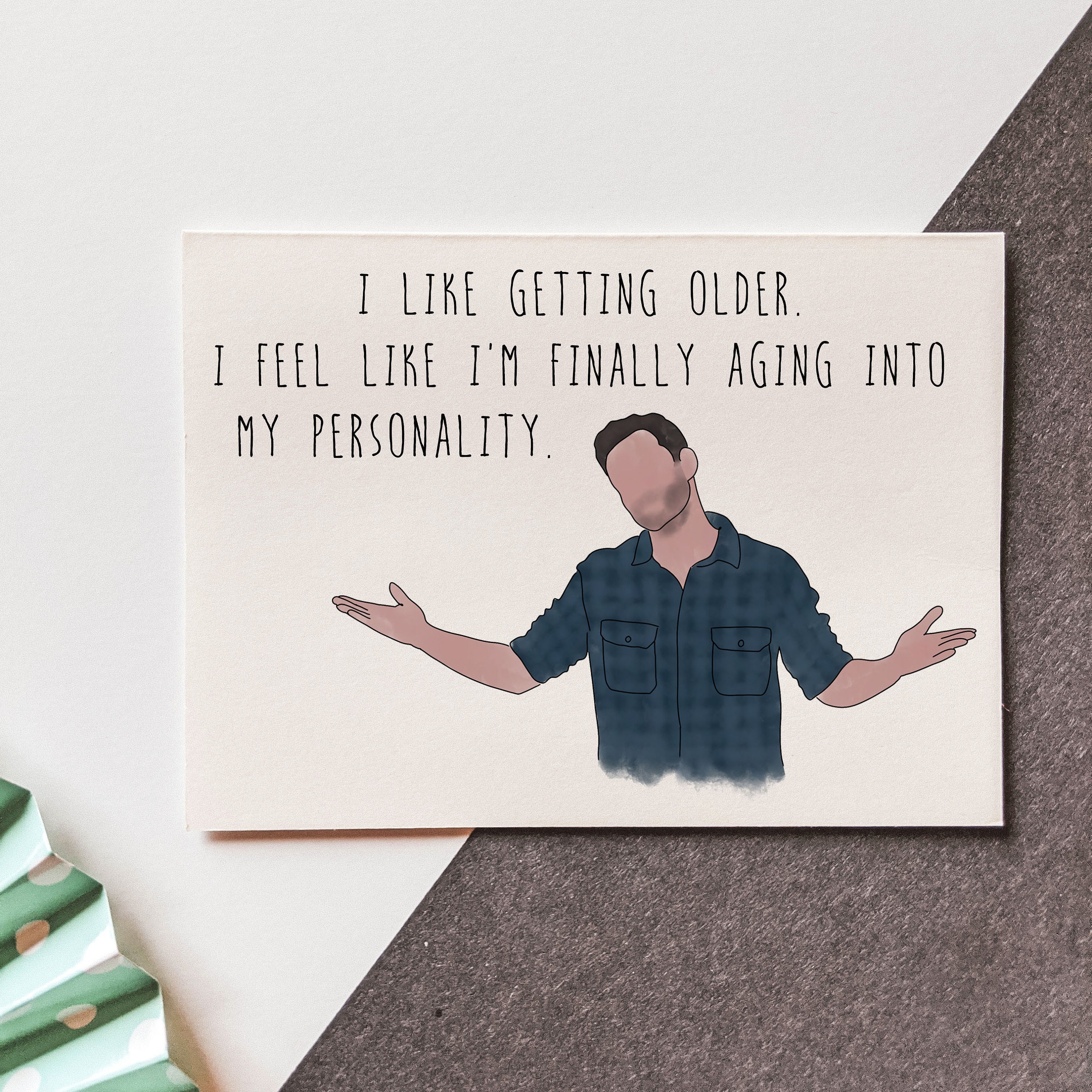 PRINTABLE - Nick Funny Birthday Card - Nick Miller Quotes - Funny Old  Birthday Card - TV Show - New Girl - Etsy, image size:3000x3000