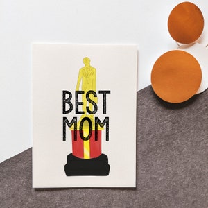 IMPRIMIBLE - Mejor Mamá - Premio Dundie - La Oficina - Día de la Madre - Tarjeta de Felicitación
