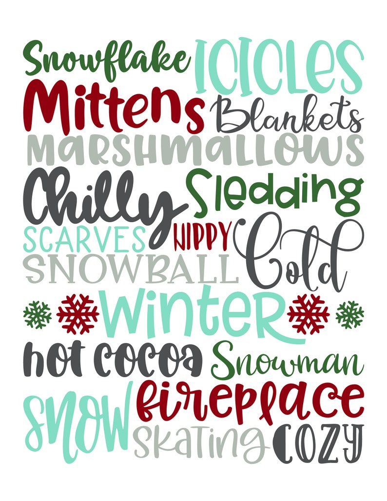 Download Winter Subway Art SVG Png cut file | Etsy