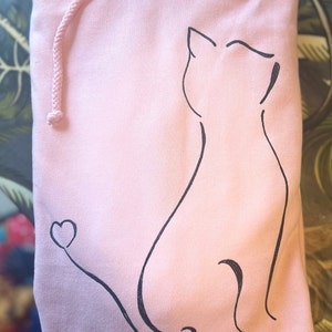 Super cute cat hoodie,womens hoodie,ladies pink hoodie,cat lover birthday and Christmas gift