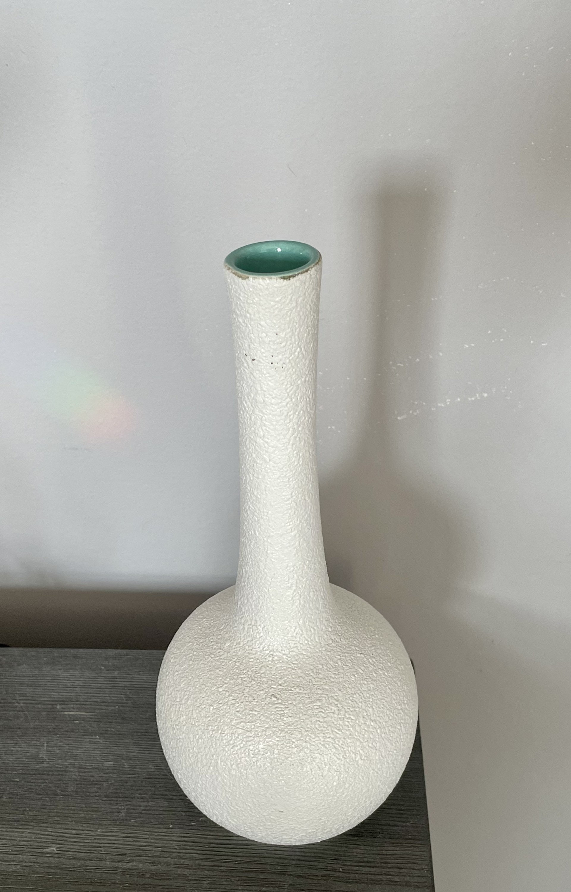 1960s Mid-Century Modern Haeger White Ceramic Bottle Vase w/ | Etsy