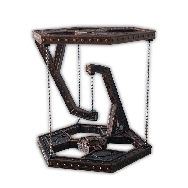 Impossible Table - Tensegrity Levitation - Optical Illusion - Steampunk / Industrial -Home Decor - 3D Printed - Hand painted - Magic - gift