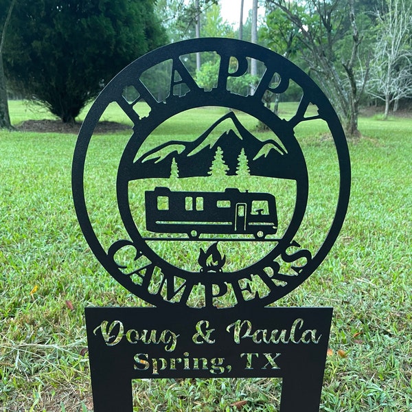 Campsite Sign - Etsy