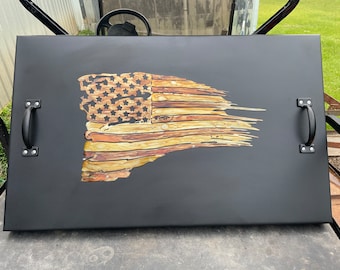 Custom Blue Rhino 4 Burner Flat Top Griddle Cover, Personalized Logo