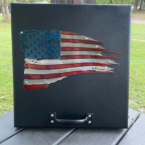 Custom Cover - 16&quot; Tailgater Blackstone Griddle - Griddle accessories - Custom Griddle Cover - Griddle Cover with Logo - Blackstone Cover