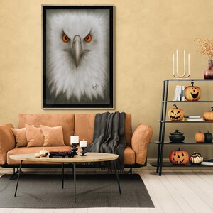 Adler Zeichnung, Adler Poster, Linien Zeichnung, Sofort Download Poster, Adler Liebhaber, Vogel Liebhaber, Greifvögel, Schlafzimmer Poster, Download Art Bild 7