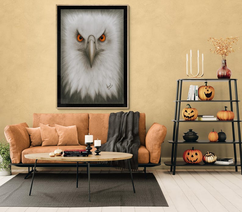Adler Zeichnung, Adler Poster, Linien Zeichnung, Sofort Download Poster, Adler Liebhaber, Vogel Liebhaber, Greifvögel, Schlafzimmer Poster, Download Art Bild 7