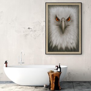 Adler Zeichnung, Adler Poster, Linien Zeichnung, Sofort Download Poster, Adler Liebhaber, Vogel Liebhaber, Greifvögel, Schlafzimmer Poster, Download Art Bild 16