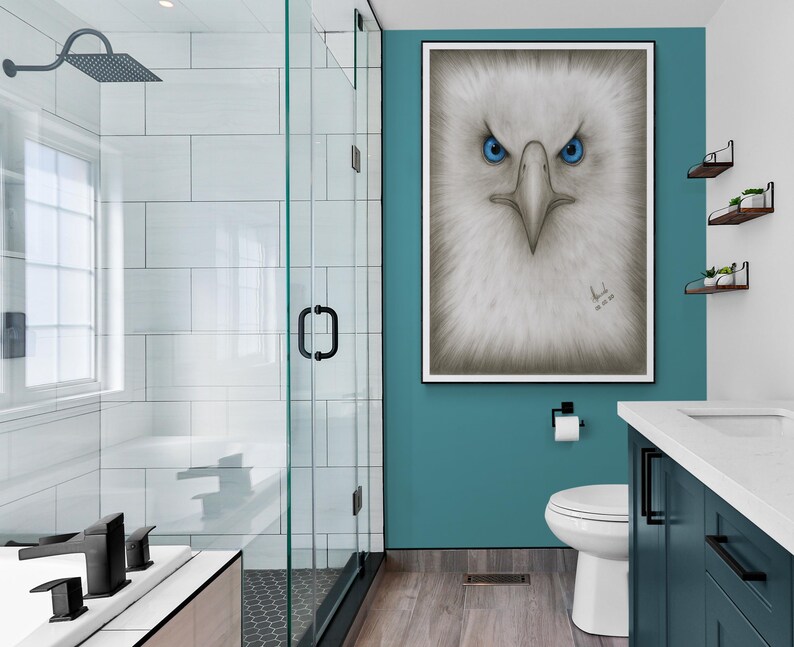 Adler Zeichnung, Adler Poster, Linien Zeichnung, Sofort Download Poster, Adler Liebhaber, Vogel Liebhaber, Greifvögel, Schlafzimmer Poster, Download Art Bild 17