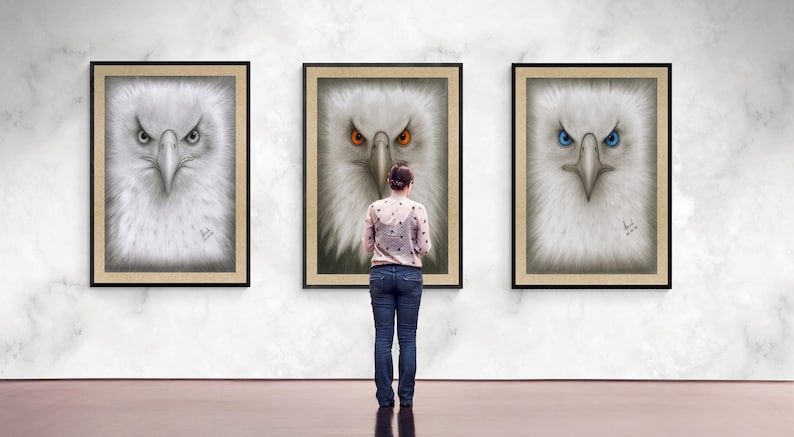 Adler Zeichnung, Adler Poster, Linien Zeichnung, Sofort Download Poster, Adler Liebhaber, Vogel Liebhaber, Greifvögel, Schlafzimmer Poster, Download Art Bild 1