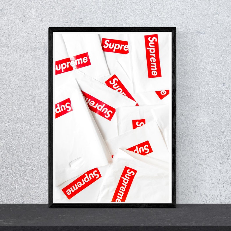 Hypebeast Poster Supreme Poster Supreme Digital Download Etsy