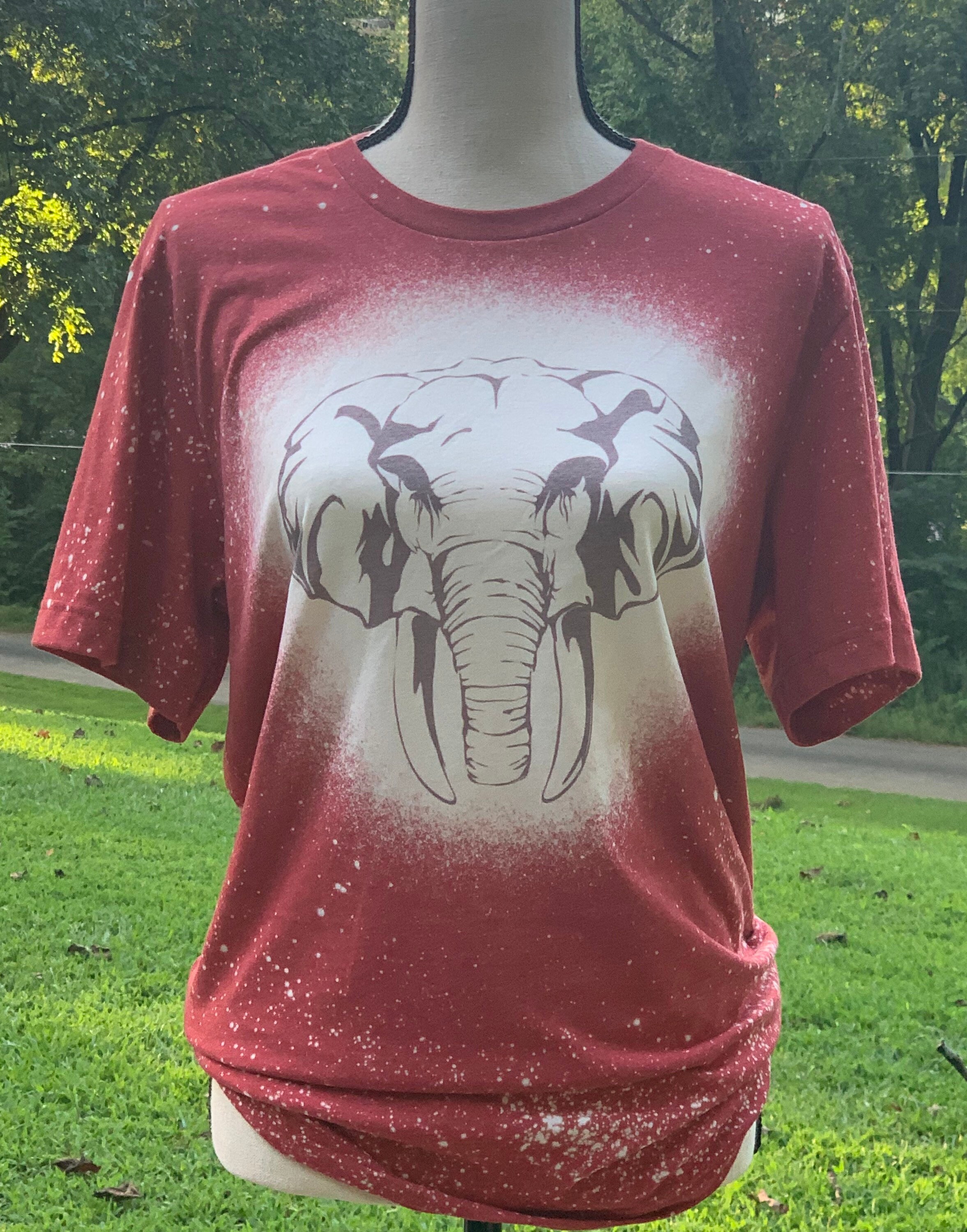 ELEPHANT Sequin Mascot Crimson Tide Sequin Game Day T-Shirt – ABLNco
