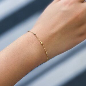 Tube Satellite - 14k Gold Filled Chain Made in USA - Permanent Jewelry Chain Chains - High Quality - Permanent jewelry 1 foot