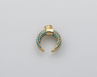 www charm 18k Gold Plated- Charm bar charms for bracelets and Necklaces for DIY Jewelry Making