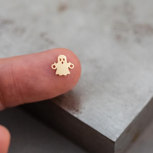 Friendly Ghost connector Gold filled- USA made, USA gold filled Charms Connectors