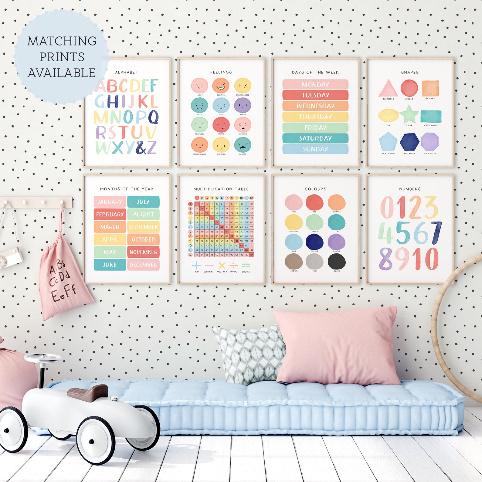 Preschool Emotions &amp; Feelings Classroom Posters Montessori | Etsy