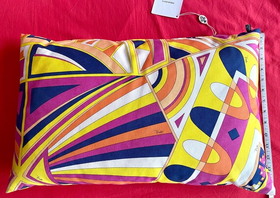 Emilio Pucci Cotton Canvas Cushion New With Tags - Etsy