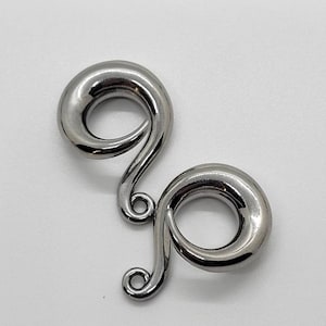 DIY Earring Hanger Weights Earring Hooks. Earring Jewelry Making Supplies Hooks Tunnels Plugs 316l Stainless Steel 6g, 2g, 0g, 00g image 2