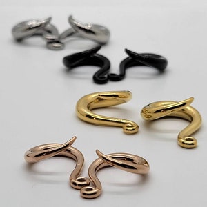 DIY Earring Hanger Weights Earring Hooks. Earring Jewelry Making Supplies Hooks Tunnels Plugs 316l Stainless Steel 6g, 2g, 0g, 00g image 8
