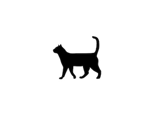 Vinyl Decal - Laptop Sticker Cat decal Cat sticker cat decal cat  Car Decal / Laptop Decal / Sticker