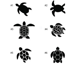 Vinyl Decal - Sea Turtle laptop sticker laptop decal book decal car decal Car Decal / Laptop Decal / Sticker