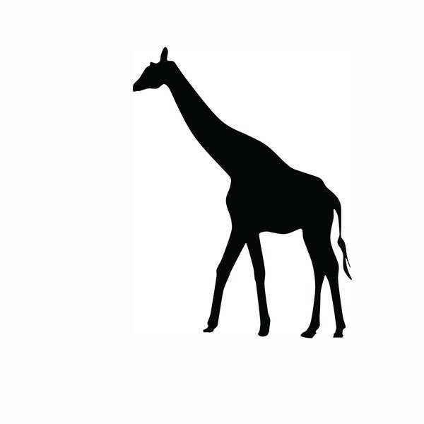 Vinyl Decal - Giraffe laptop sticker laptop decal book decal car decal