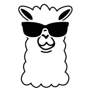 Vinyl Decal - llama llama sticker llama car decal llama laptop decal * more sizes available * contact to customize